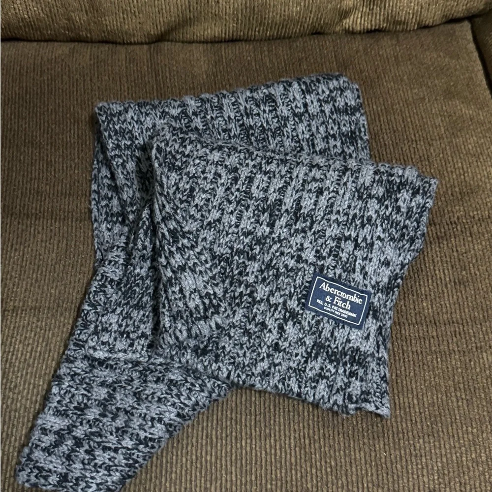 Abercrombie & Fitch Scarf I Knit-Marled Gray I Unisex